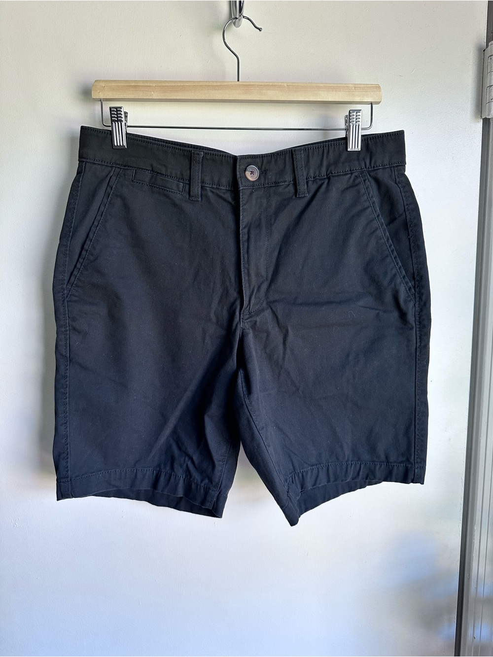 Sonoma Black Flat-Front Men's Shorts